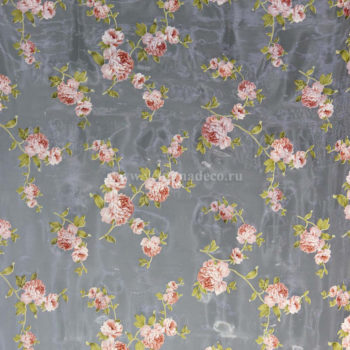 Органза Деворе FLORA C1 Розовый