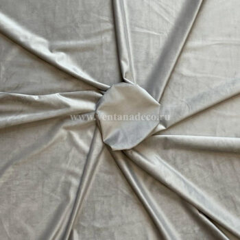 Портьерная ткань Французский Бархат light Plain C18 Серебро (вес 300гр/м2)